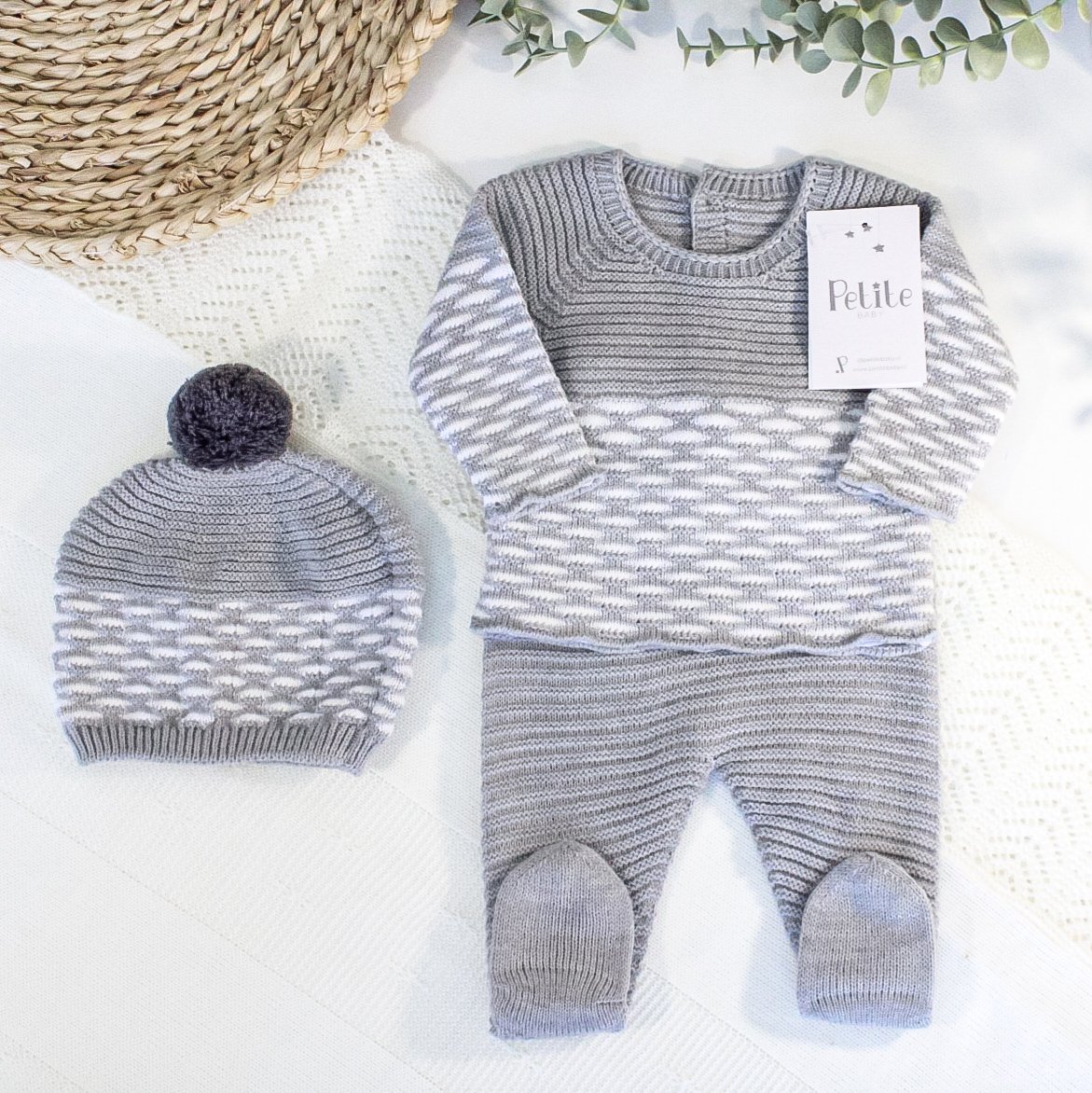 Conjunto Emiliano (MI)Gris y Blanco - Imagen 5